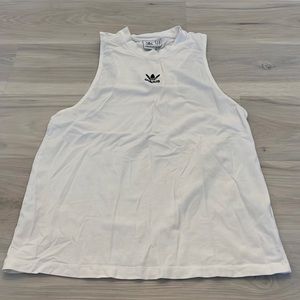Adidas Athletic White Tank Ladies Size Medium